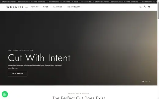 Website-108 storefront homepage