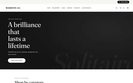 Website-24 storefront homepage